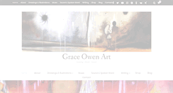 Desktop Screenshot of graceowenart.com